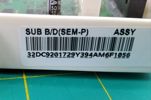 Samsung Dryer Control  Board DC92-01729Y