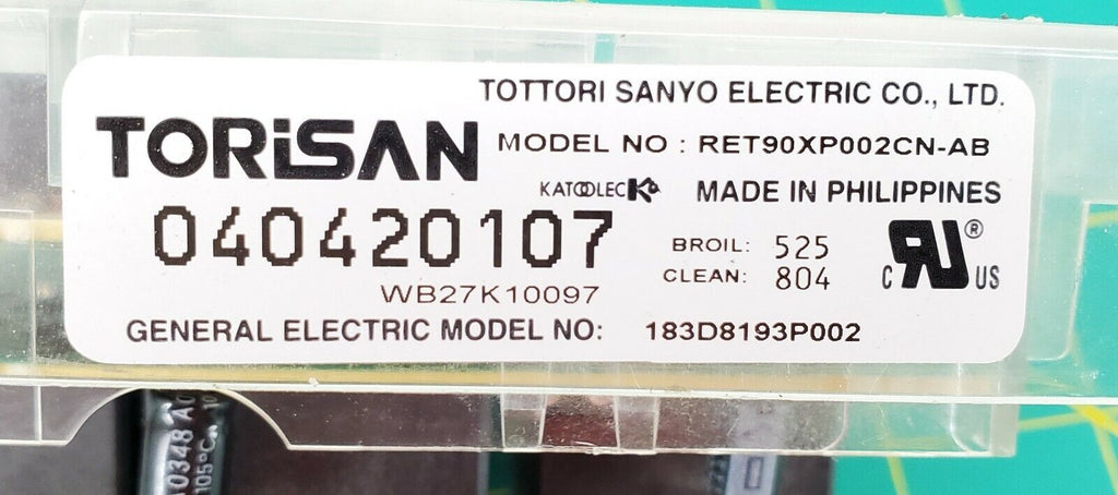 GE Range Control WB27K10097