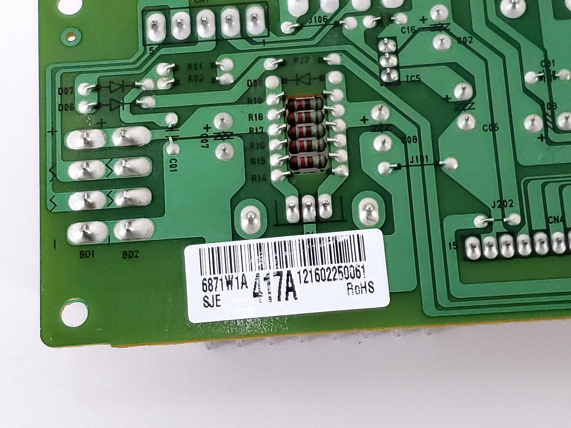 OEM  GE Microwave Control Board 6871W1A417A