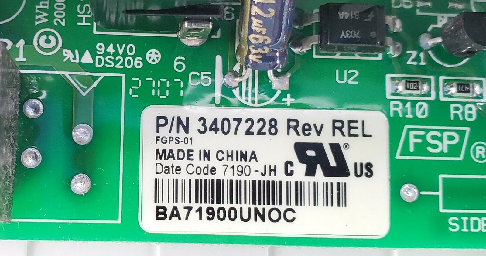 OEM Whirlpool Dryer Control 3407228 Same Day Shipping & Lifetime Warranty