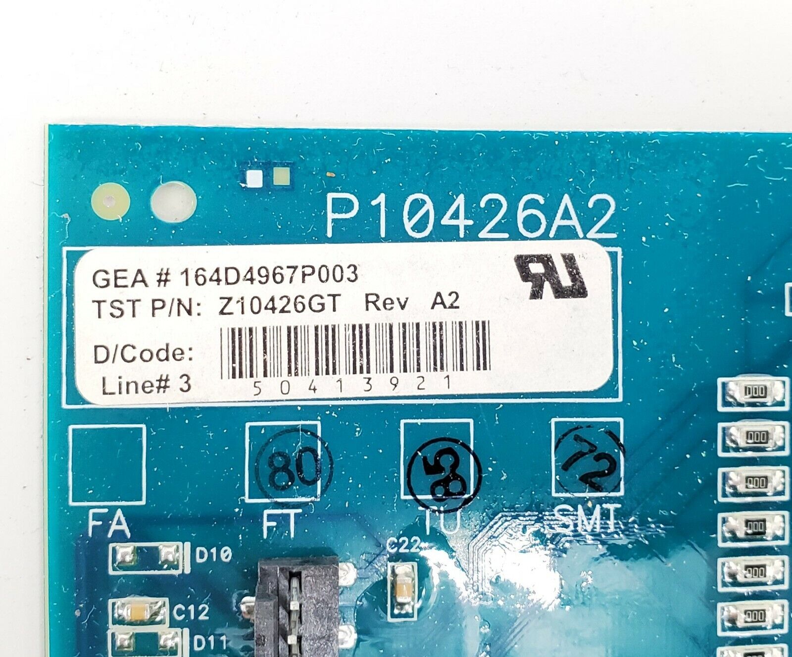 OEM GE Range Control Panel 164D4967P003 Same Day Shipping & Lifetime Warranty