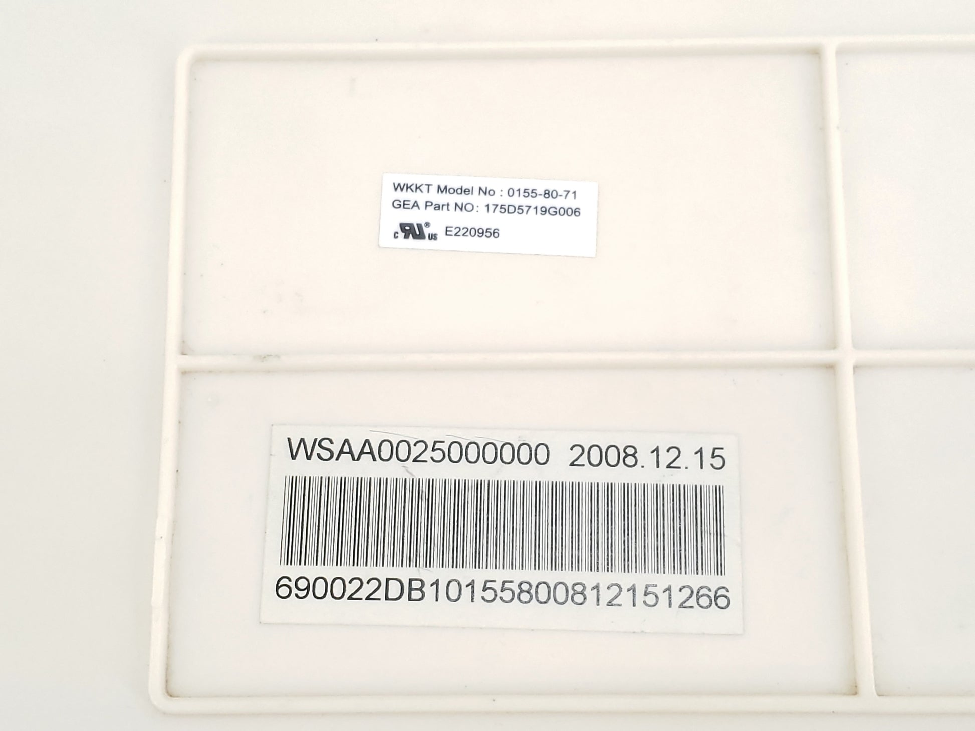 GE Washer Control WH12X10416 175D5719G006