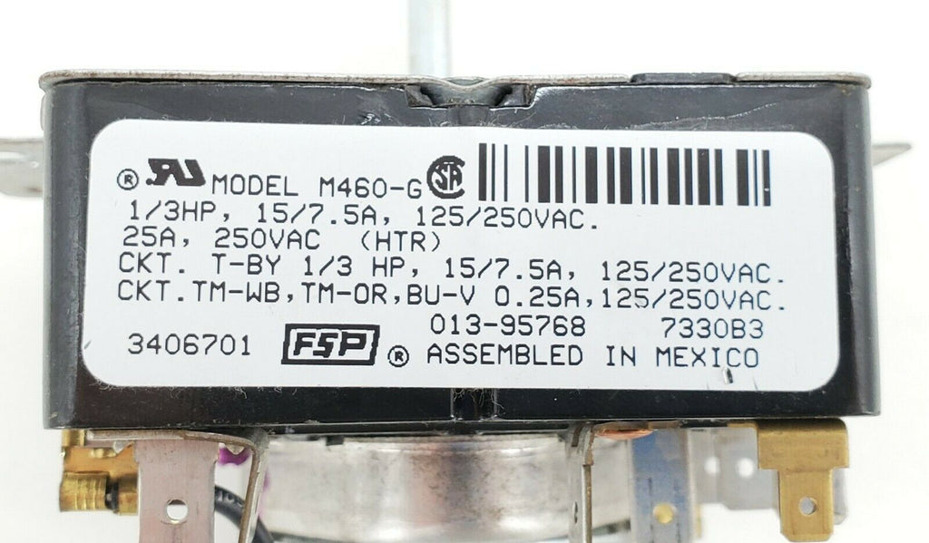 Whirlpool Dryer Control 3406701