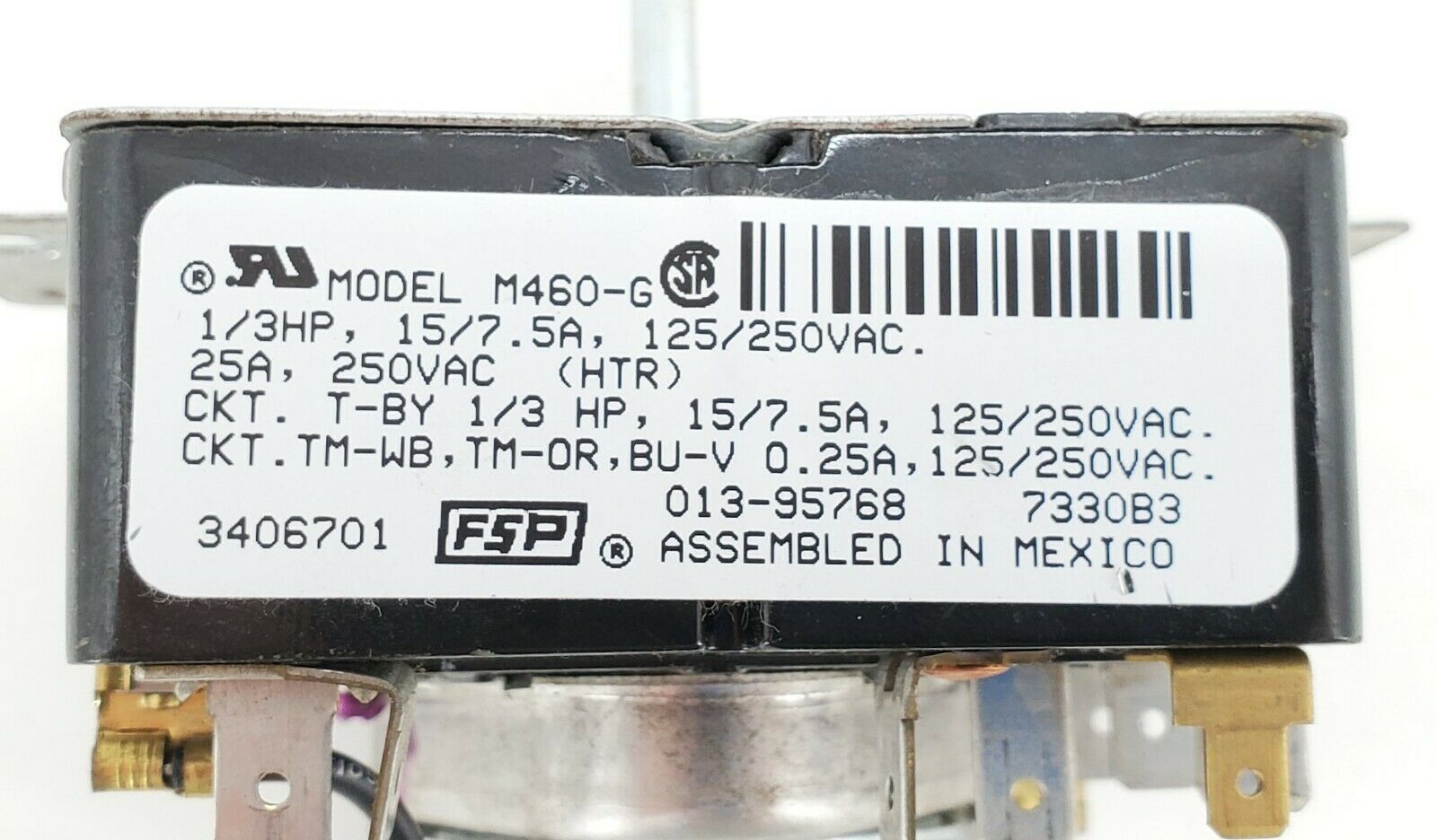 Whirlpool Dryer Control 3406701