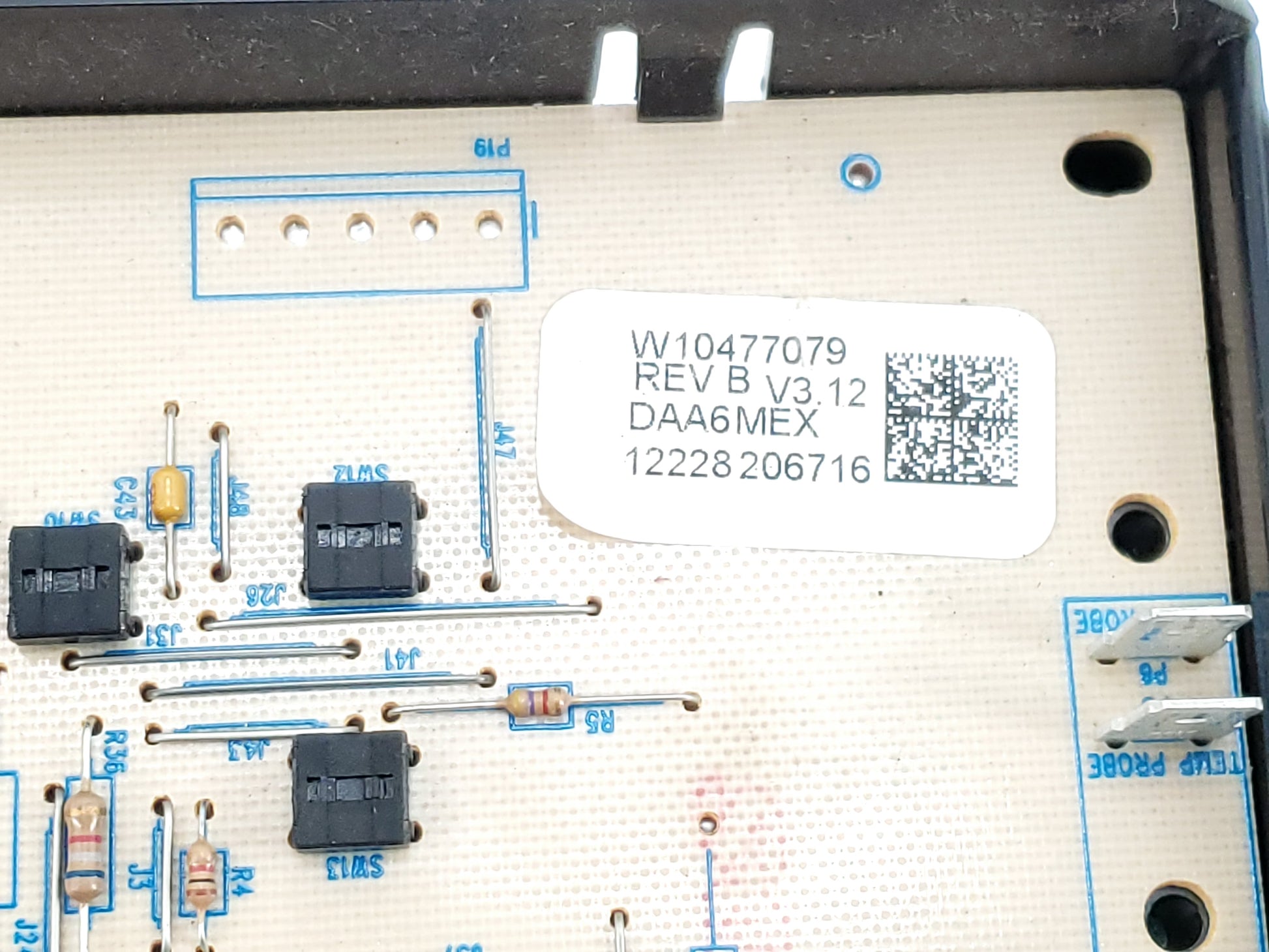 OEM  Whirlpool Range Control Board W10477079