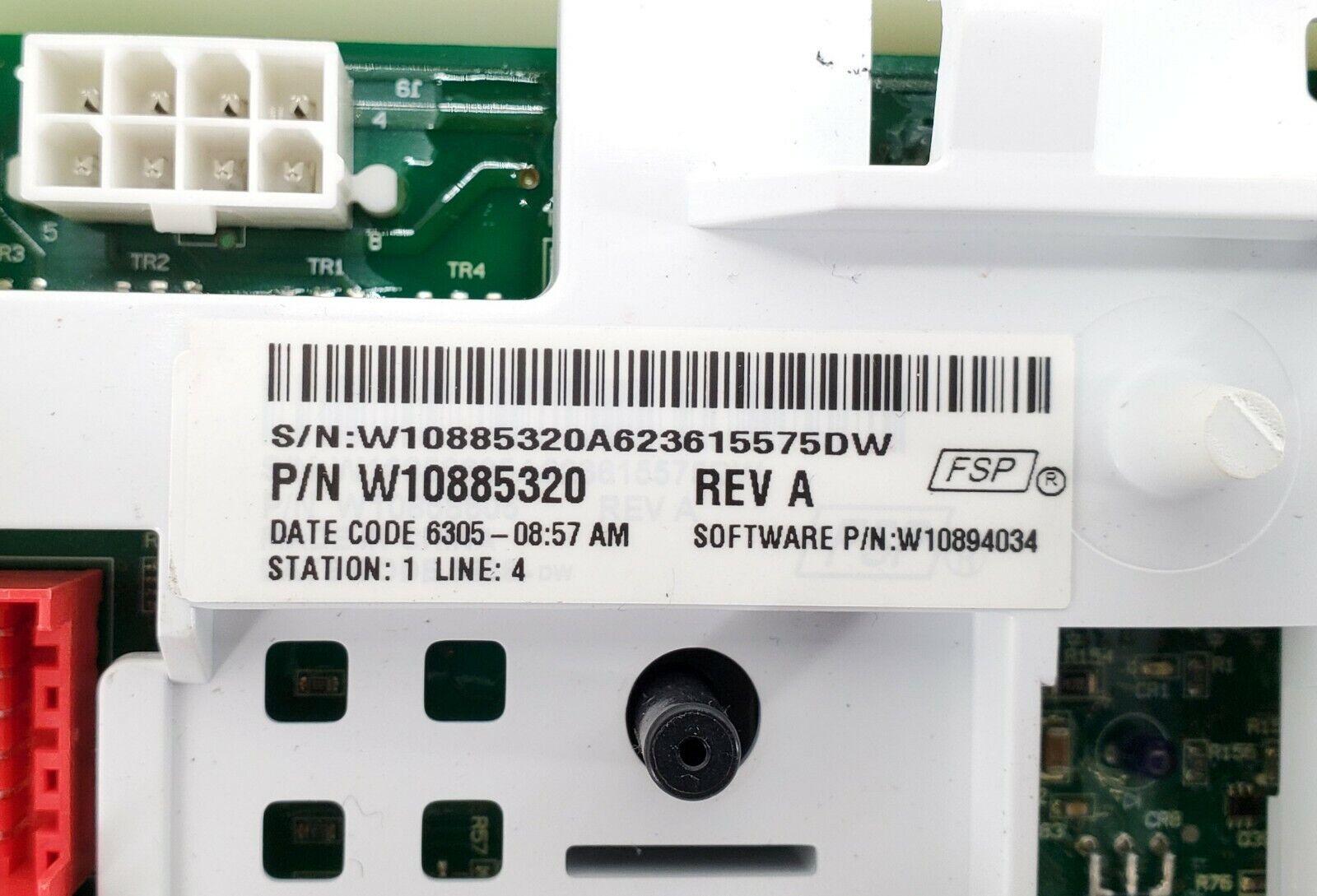 Maytag Washer Control W10885320