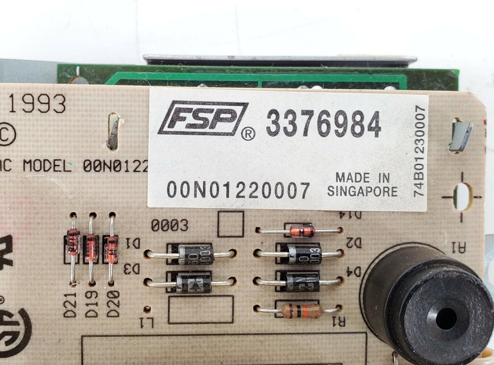 Kenmore Dishwasher Control 3376984