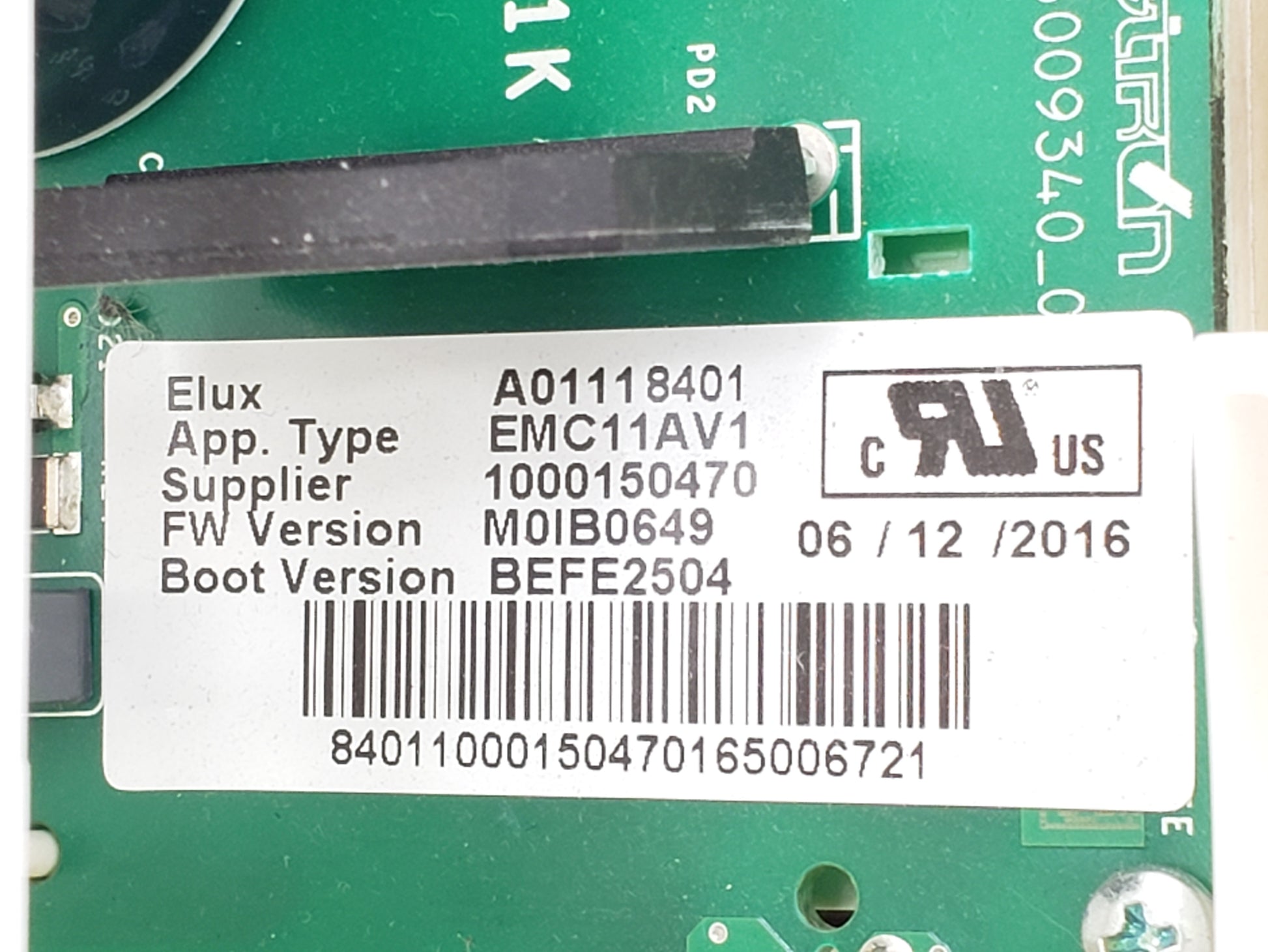 Frigidaire Washer Control Board A01118401