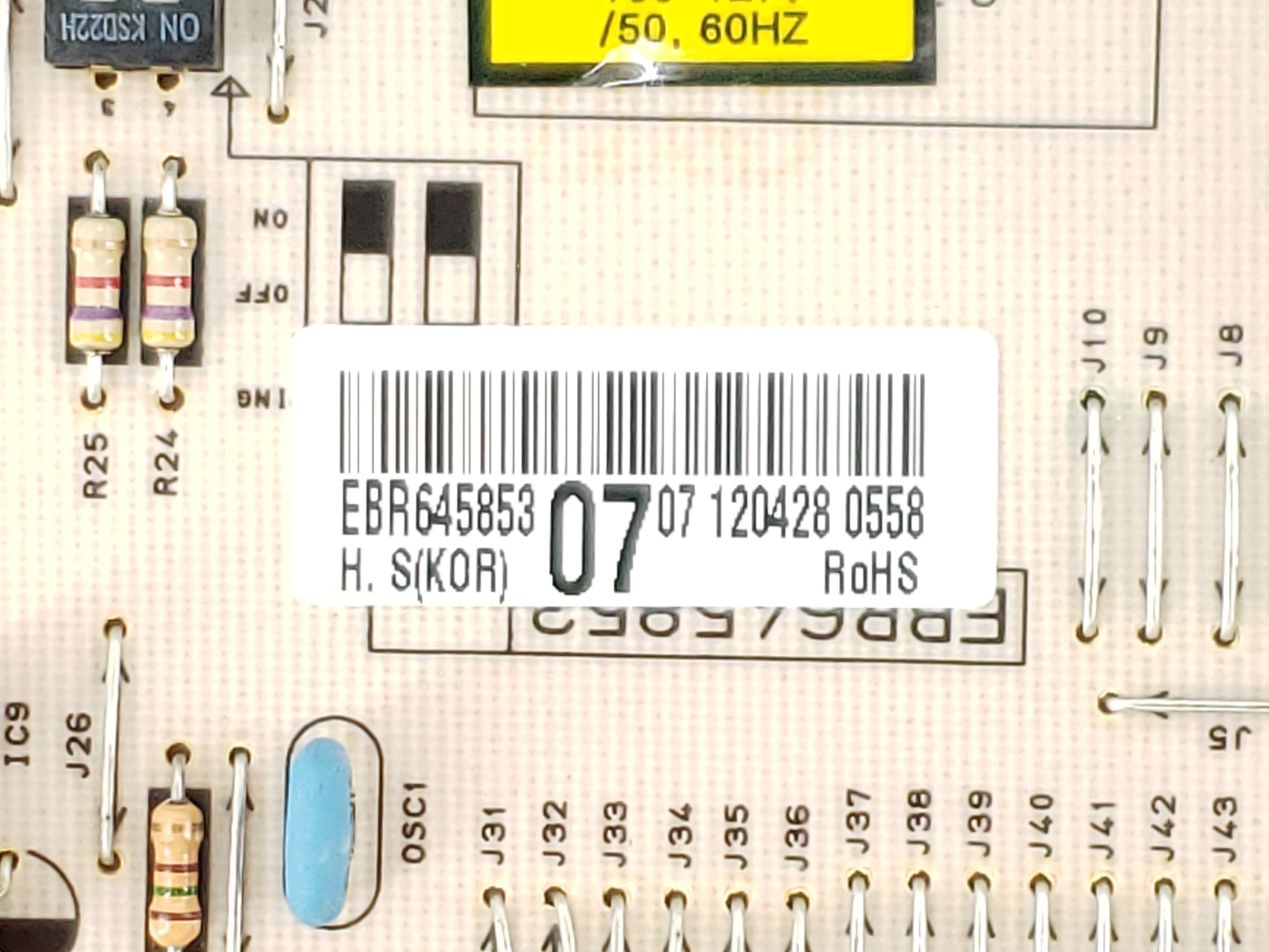 Kenmore Refrigerator Control Board EBR64585307