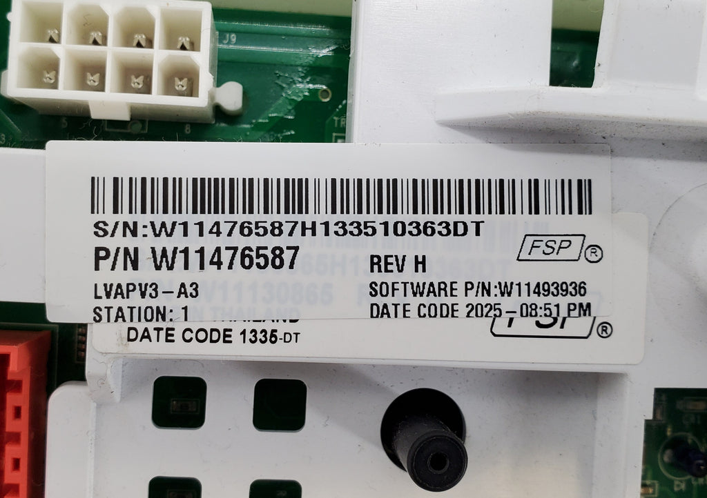 Whirlpool Control Board  W11476587