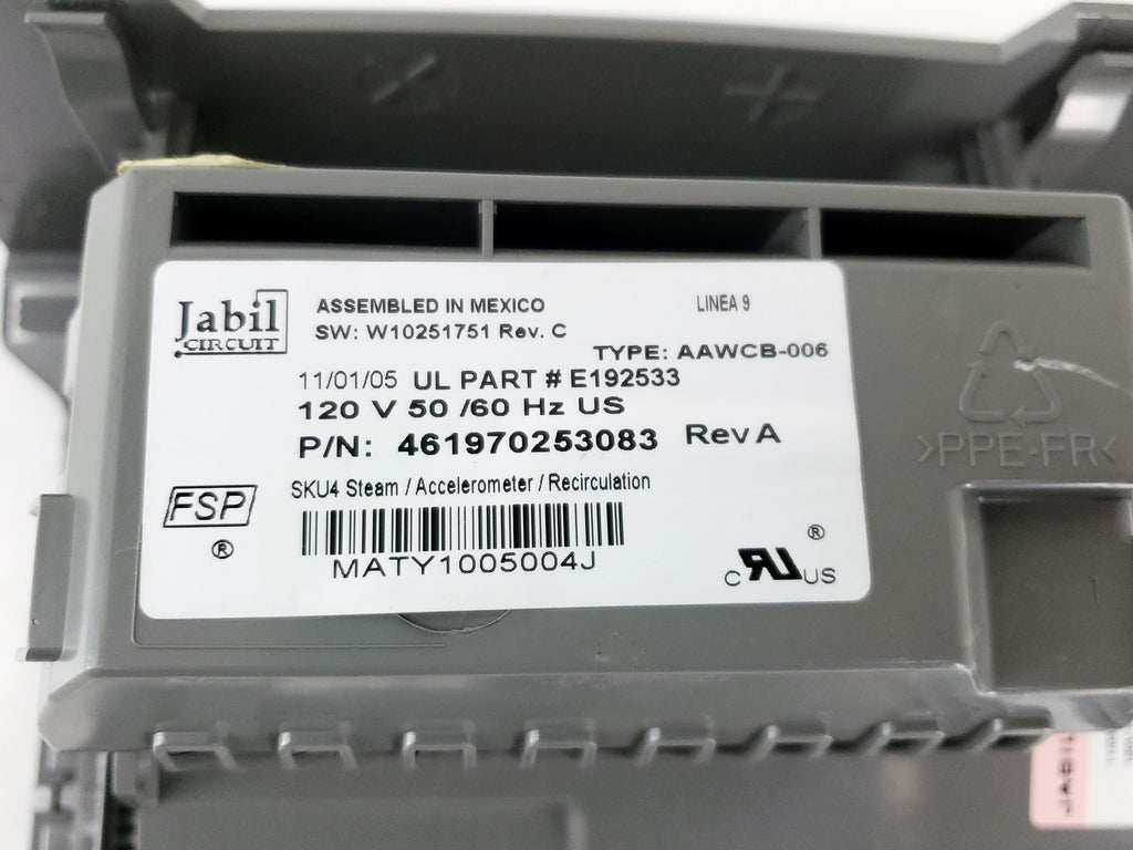 Whirlpool Washer Control Board W10368833