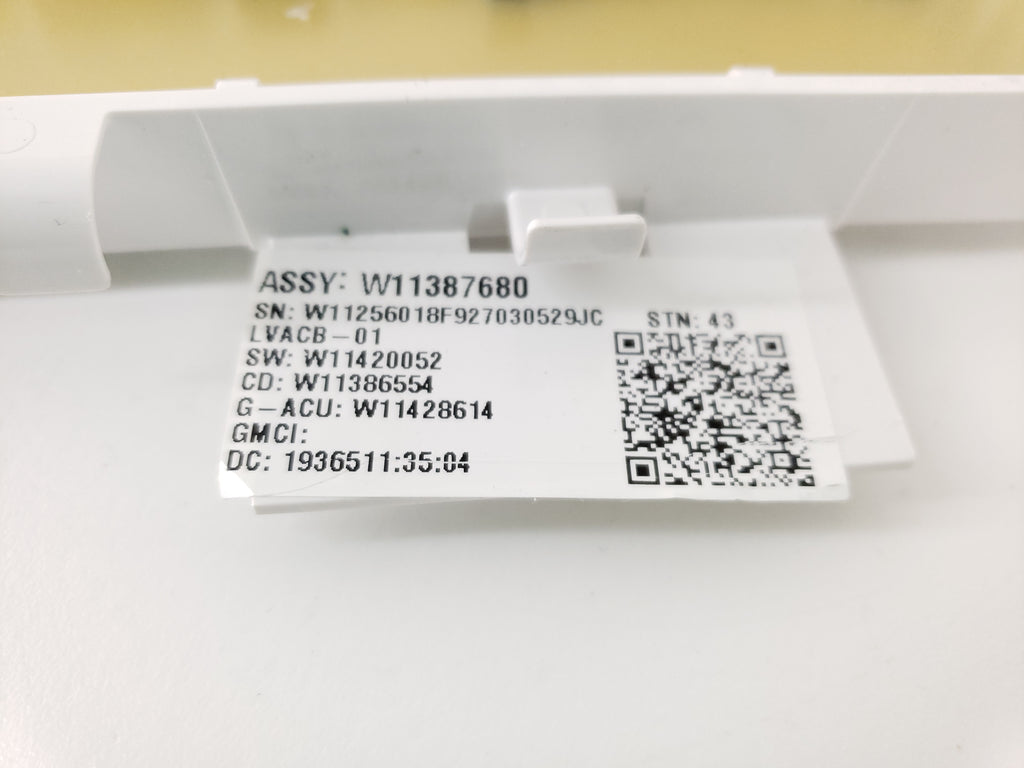 Whirlpool Washer Control Board W11387680