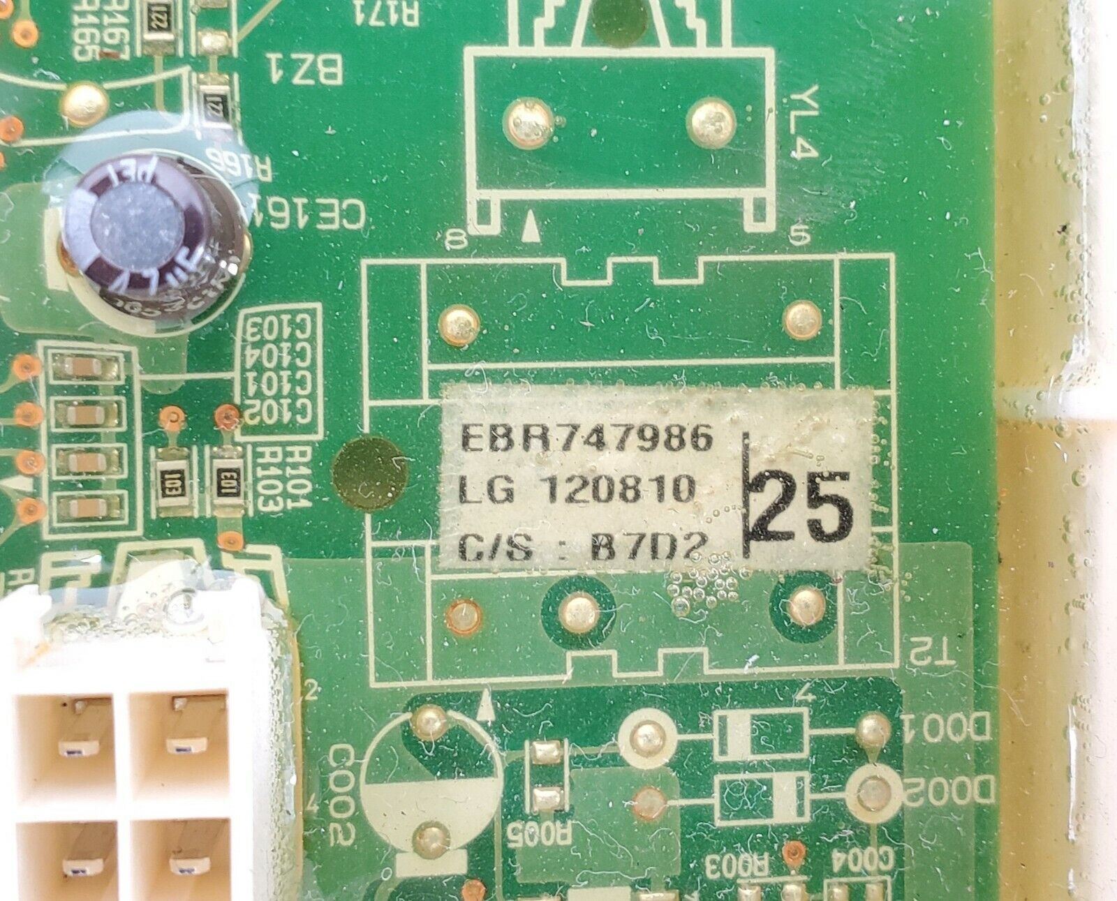 LG Washer Control EBR74798625