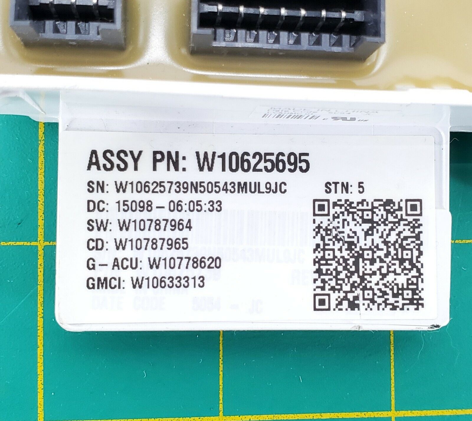 Maytag Washer Control Board W10625695