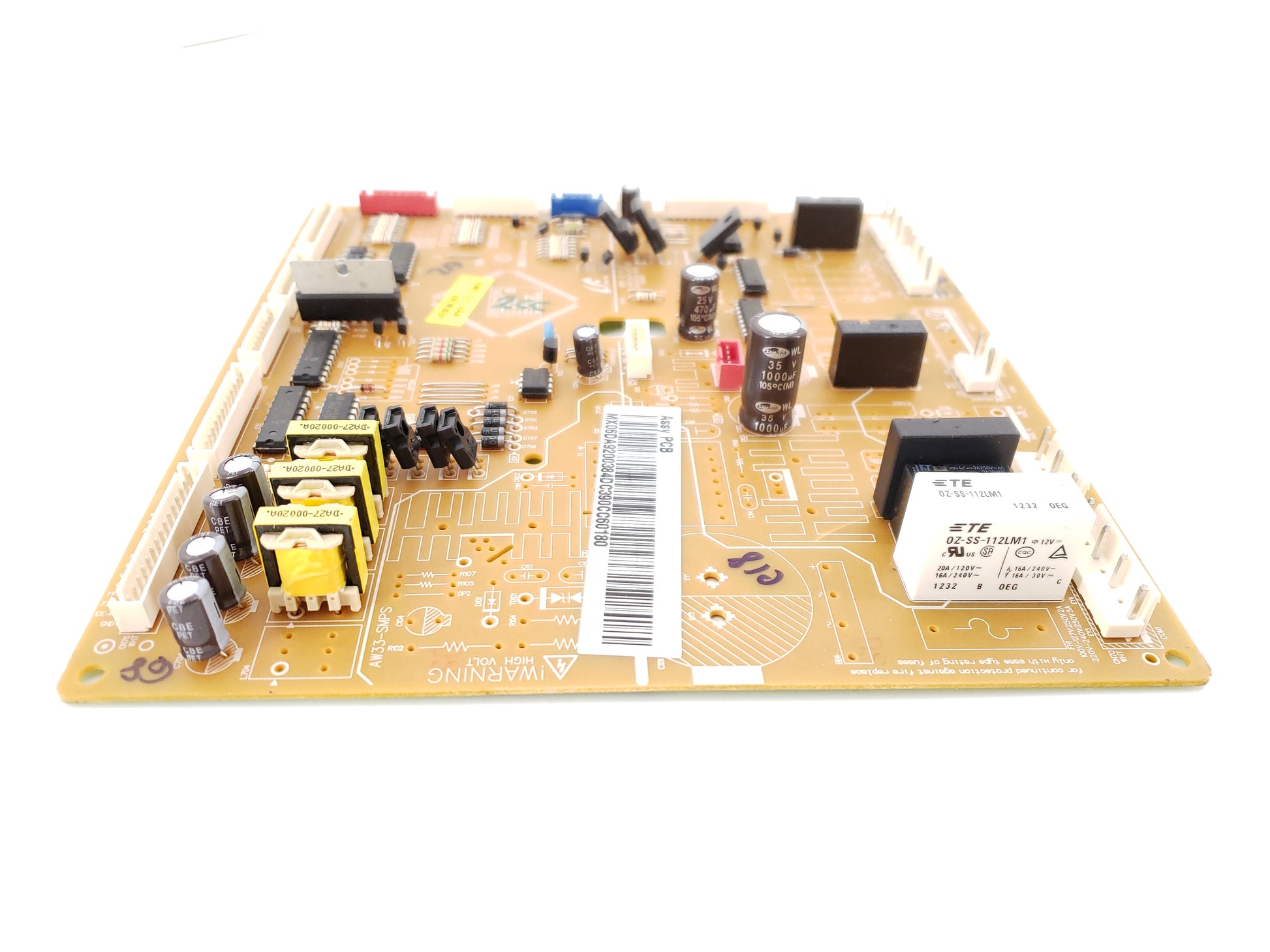 Samsung Refrigerator Control Board DA92-00384D