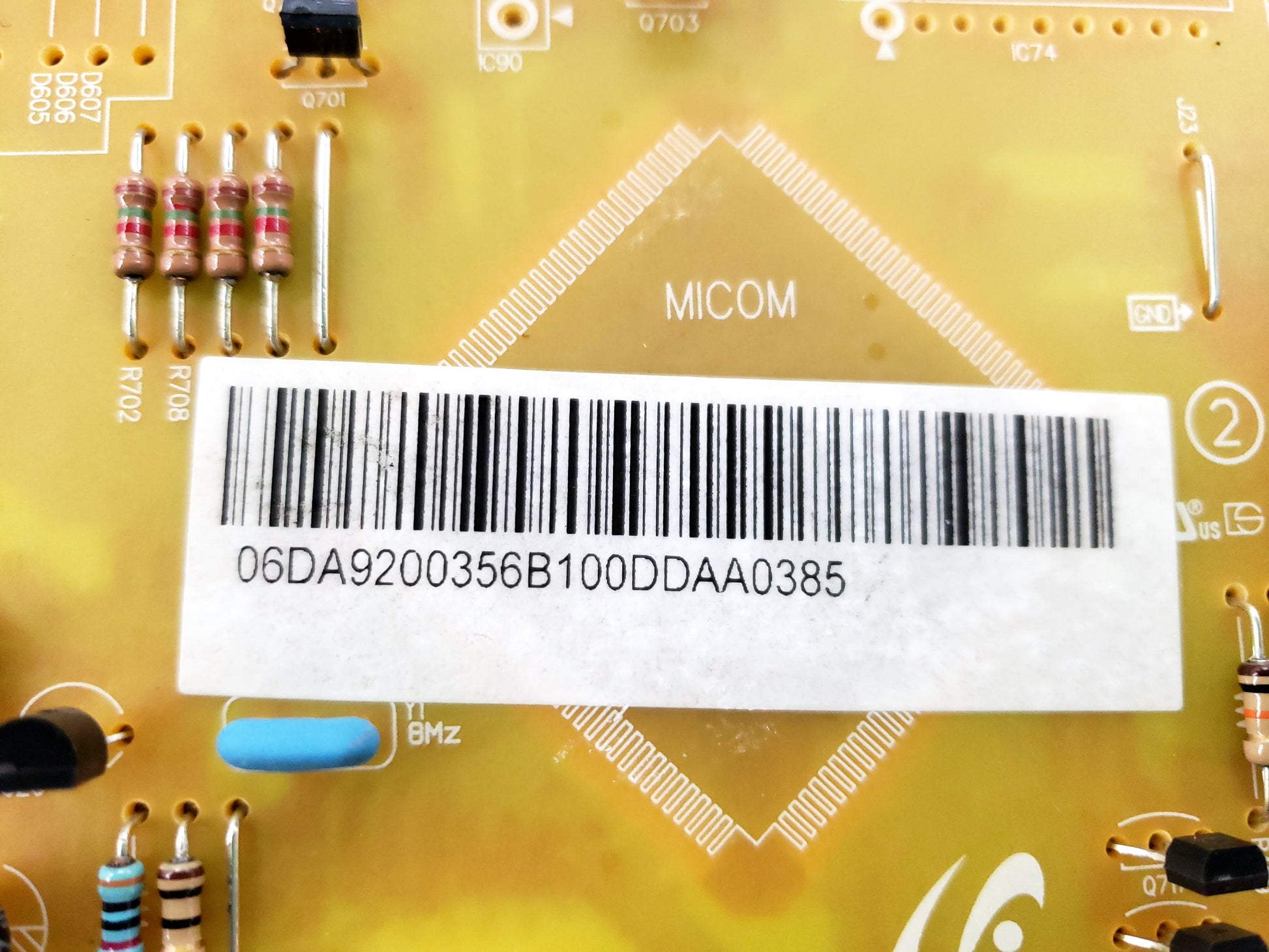 Samsung Refrigerator Control Board DA92-00356B