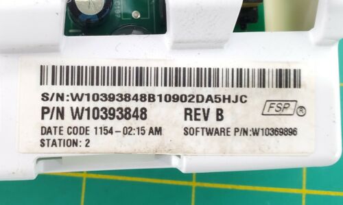 OEM  Whirlpool Washer Control W10393848