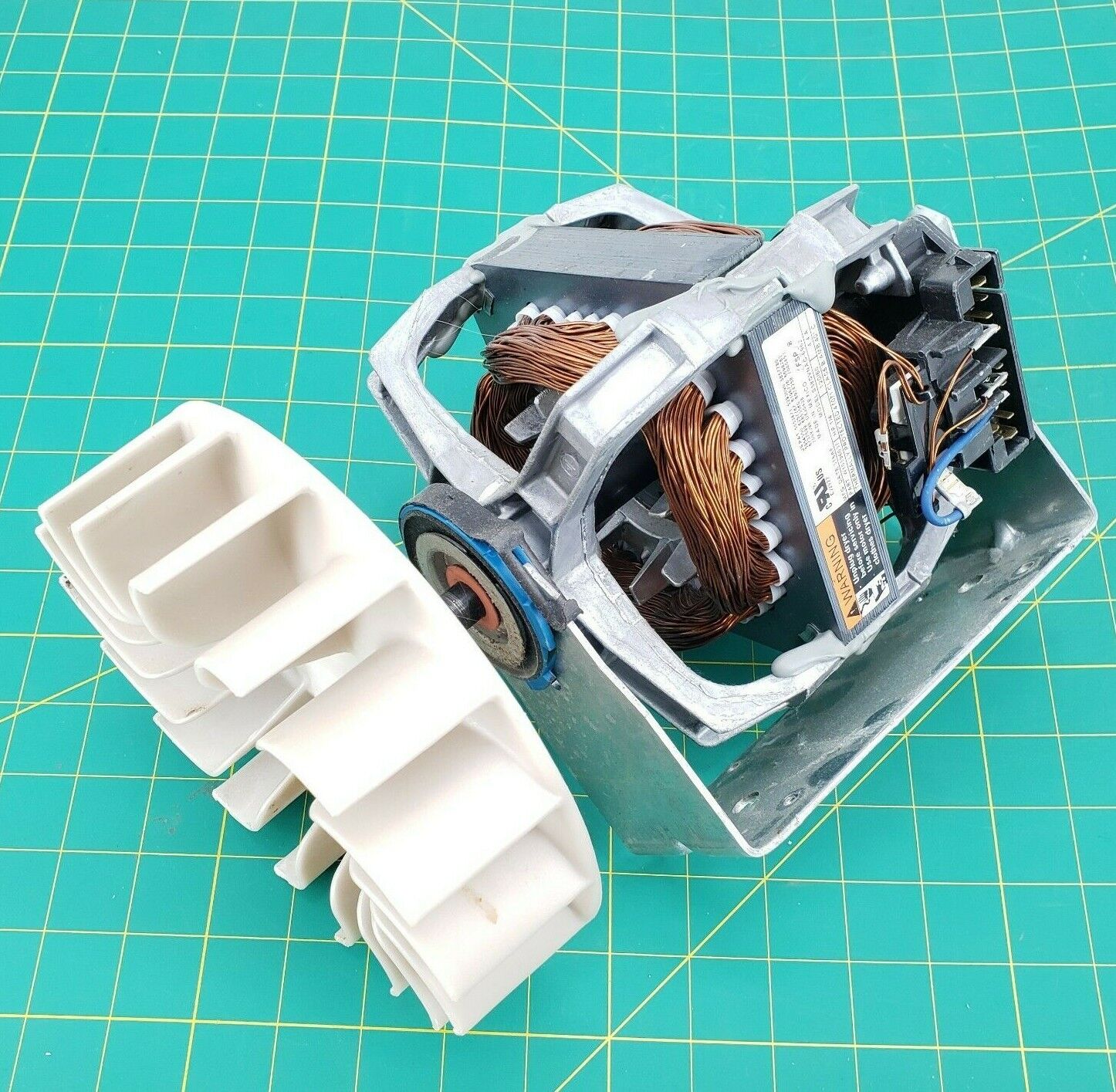 OEM Whirlpool Dryer Fan Motor W10396037 Same Day Shipping & Lifetime Warranty