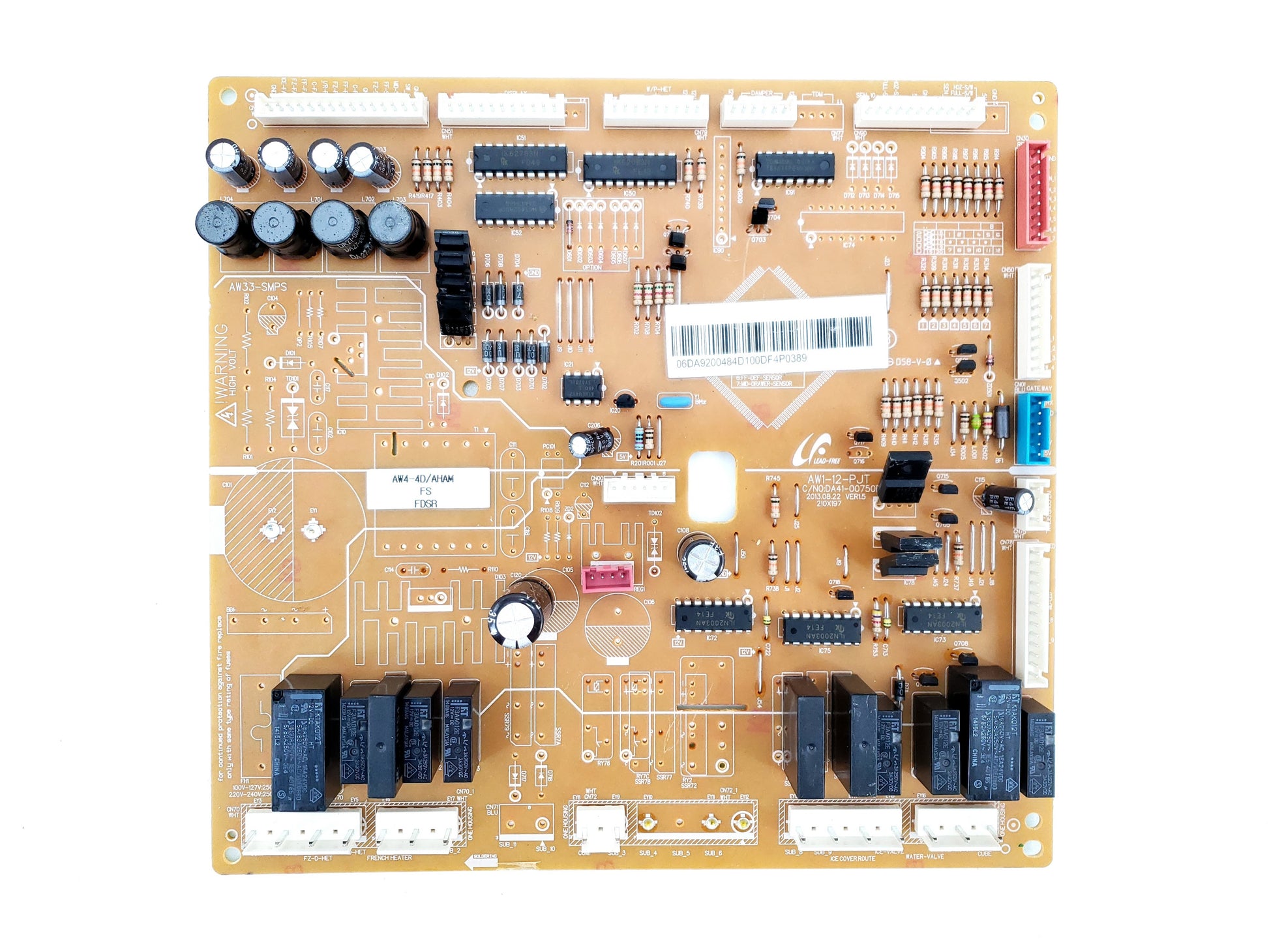 Samsung Refrigerator Control Board DA92-00484D