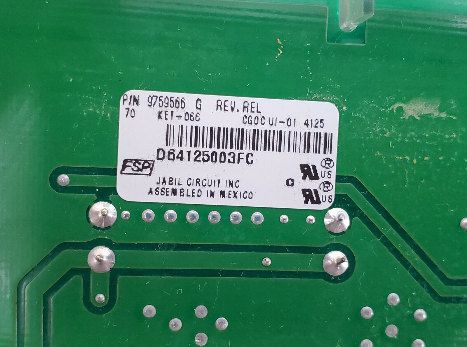 OEM  Whirlpool Range Oven Control 9759566