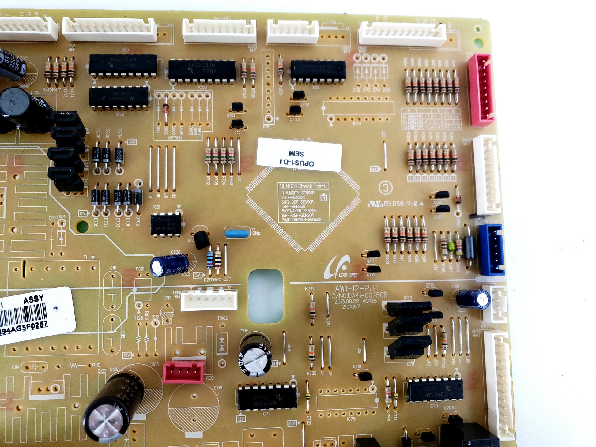 Samsung Refrigerator Control Board DA92-00592A