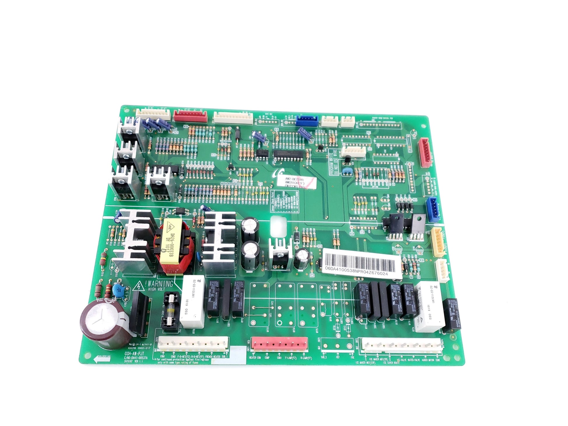 Samsung Refrigerator Control Board DA41-00538N