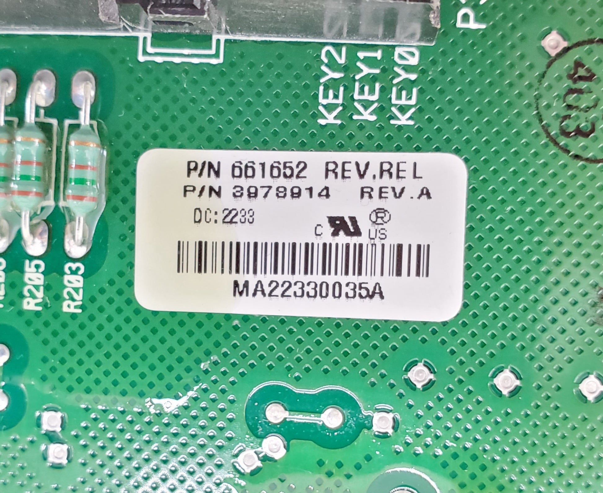 OEM  Kenmore Dryer Control 661652