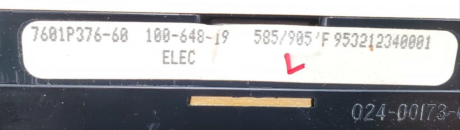 OEM  Maytag Range Control 7601P376-60